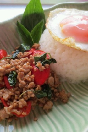 タイ料理作ろ♪パッガパオ