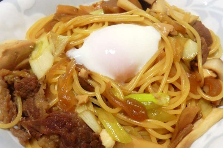 翌日のお楽しみ すき焼きパスタ うどん レシピ 作り方 By あずちもも クックパッド 簡単おいしいみんなのレシピが373万品