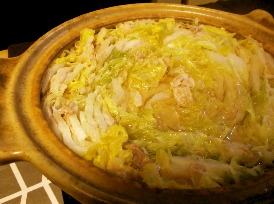 豚バラ薄切り肉と白菜のミルフィーユ鍋☆の画像