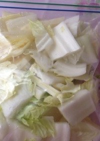 白菜の冷凍保存♫