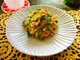 作り置き◎鶏ささみ&胡瓜の柚子胡椒ポン酢