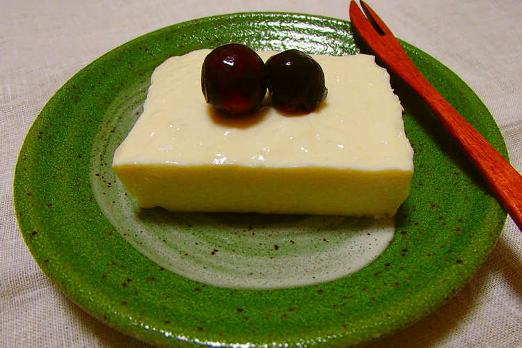 お豆腐とヨーグルトのレアチーズケーキ レシピ 作り方 By 豆大福モッチ クックパッド 簡単おいしいみんなのレシピが370万品