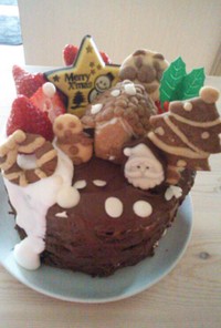 チョコレートケーキ（クリスマス）