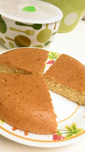 炊飯器で!生おからの蜂蜜豆乳ケーキ