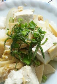 ダイエット&エコ★筍豆腐丼