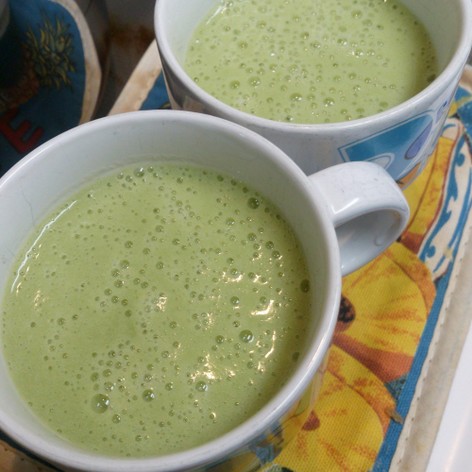 ブレンドテックで簡単グリーンポタージュ♪