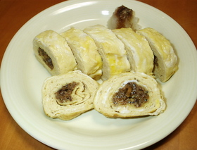 いかなごのくぎ煮の卵焼き