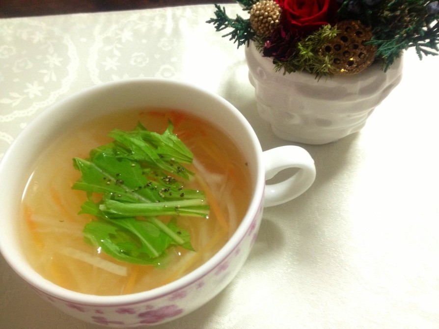 野菜スープの画像