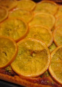 オレンジ＆ピスタチオのクッキータルト