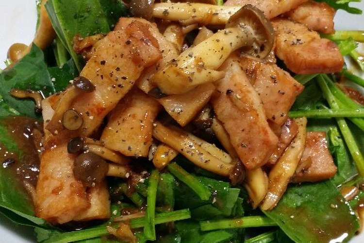 主食にもなるホウレン草サラダ レシピ 作り方 By ｐｅｔａ クックパッド