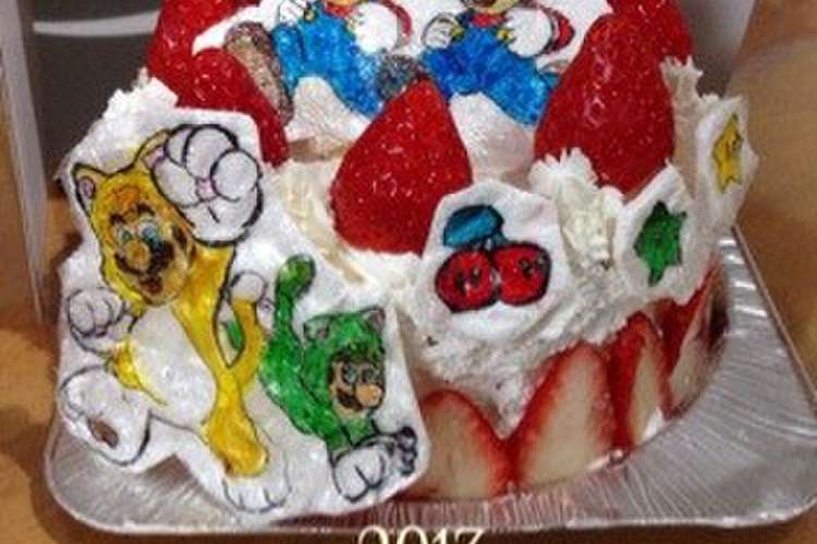 14 マリオのクリスマスケーキ レシピ 作り方 By Jude2 クックパッド