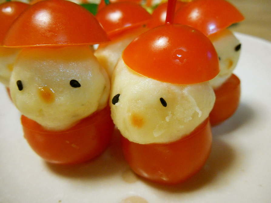 簡単☆ミニトマトで可愛いピンチョス風の画像