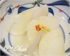 簡単♪大根の千枚漬け