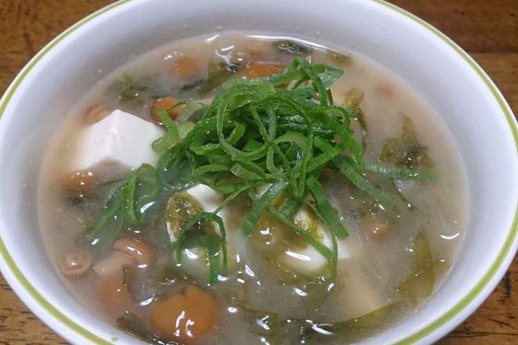 味噌汁 あおさ