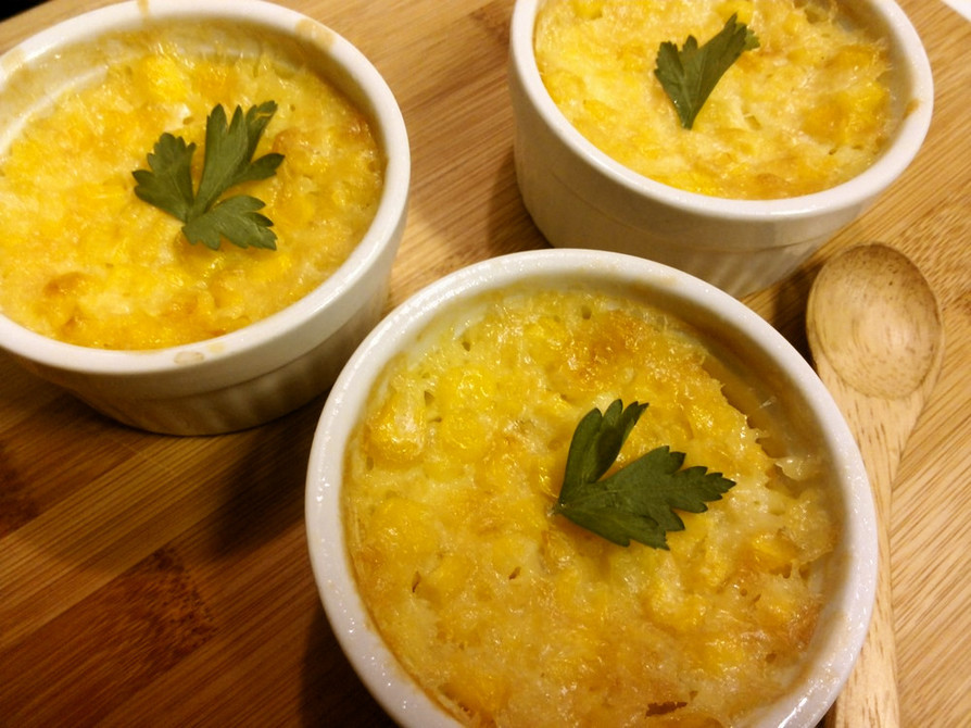 ライトコーンプディングのレシピ