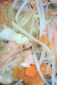 魚肉の野菜炒め