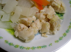 息子のごはん(シュウマイ)