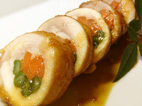 簡単!チキンロール (照り焼き)