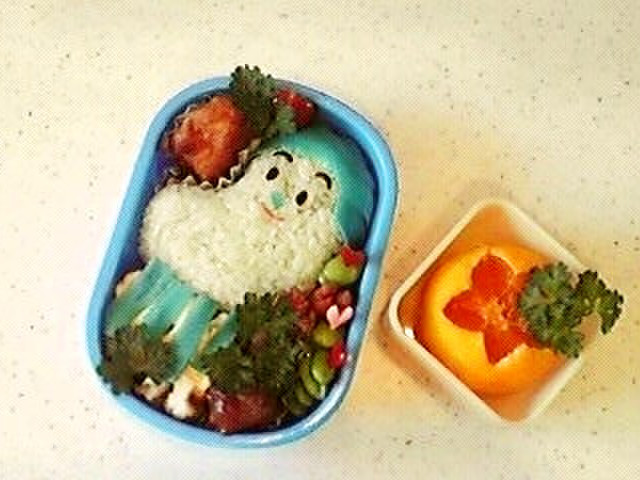Eテレみいつけた のコッシーのキャラ弁 レシピ 作り方 By あそりママ クックパッド 簡単おいしいみんなのレシピが357万品