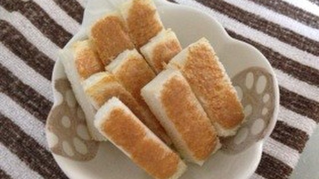 離乳食後期 手づかみで きな粉パン レシピ 作り方 By わに クックパッド 簡単おいしいみんなのレシピが355万品