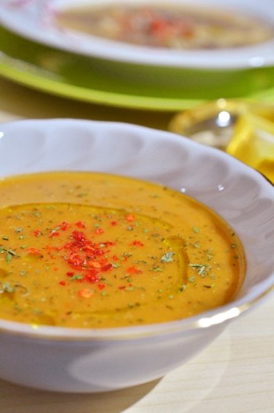 トルコ料理☆レンズ豆のスープ（赤）の写真