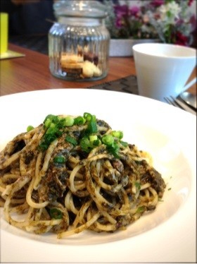 ☆海苔の佃煮和風クリームパスタ☆