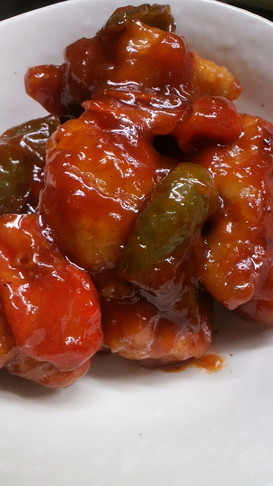 簡単 鶏肉の甘酢炒め