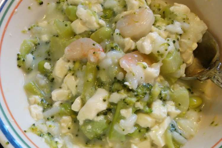 離乳食後期 えびブロッコリー豆腐の旨煮 レシピ 作り方 By Natushale クックパッド 簡単おいしいみんなのレシピが360万品