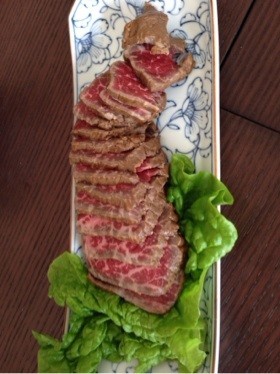 牛肉のたたき(和風ローストビーフ)の画像