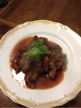 鯨肉のノルウェー風ψ(`∇´)ψ