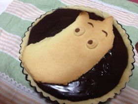 ムーミンの生チョコタルトケーキの画像