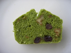 抹茶!ホワイトチョコとおからのケーキ