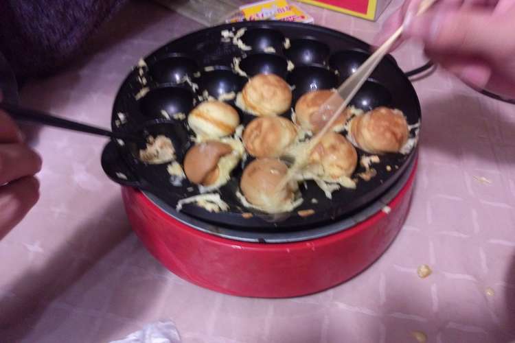 たこ焼き器で作るカステラ レシピ 作り方 By Iceq クックパッド 簡単おいしいみんなのレシピが355万品