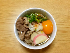 我が家の☆簡単~ 肉そば