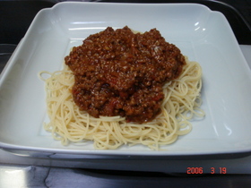 簡単ミートスパゲティー