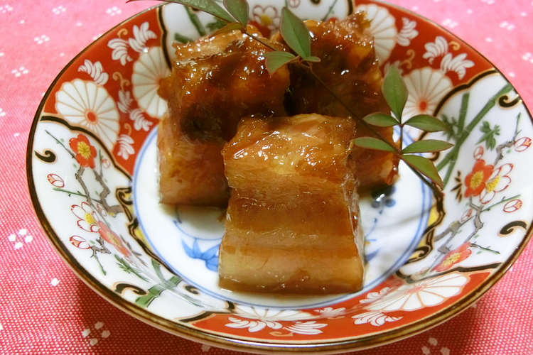 豚バラ塊肉でとろ り角煮 圧力鍋で レシピ 作り方 By ももいろさくら クックパッド 簡単おいしいみんなのレシピが356万品
