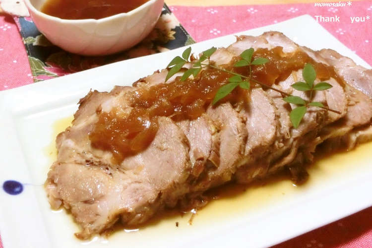 豚ロース塊肉で焼き豚風煮豚を圧力鍋で レシピ 作り方 By ももいろさくら クックパッド 簡単おいしいみんなのレシピが350万品