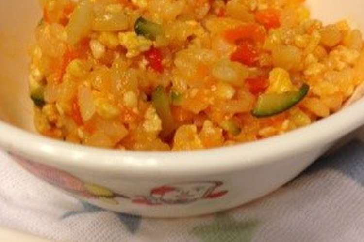 離乳食後期 当たりのチキンライス レシピ 作り方 By Cafee クックパッド 簡単おいしいみんなのレシピが358万品