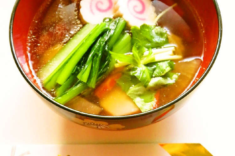 簡単 我が家の野菜たっぷりお雑煮 レシピ 作り方 By Hirokoh クックパッド 簡単おいしいみんなのレシピが372万品