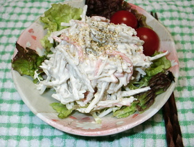 お惣菜屋さんのごぼうサラダ