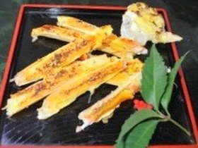 蟹(タラバ・ズワイ)の黄金焼