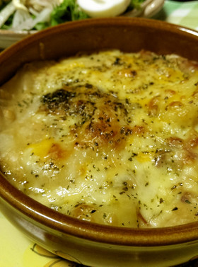 【お餅リメイク】モッチモチ~♪なグラタン
