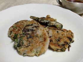 れんこんと青菜のおやき