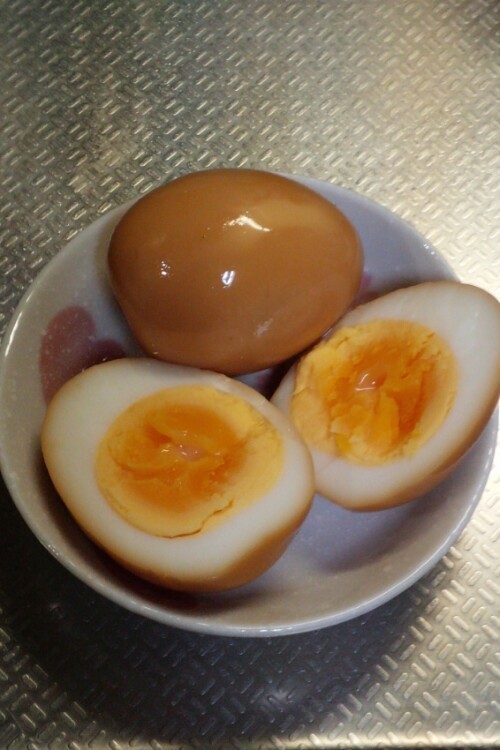 簡単！ポン酢で味付け卵♡(味玉・煮卵)の画像