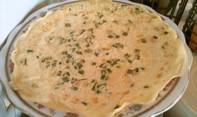 ねぎクレープ(葱饼)