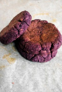 紫芋パウダーで優しいクッキー♪