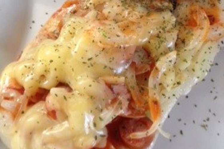 余った餅でもちピザ レシピ 作り方 By みどり飯 クックパッド