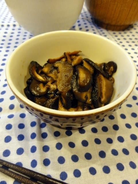【副菜】ご飯のお供に♪簡単！椎茸の佃煮の画像