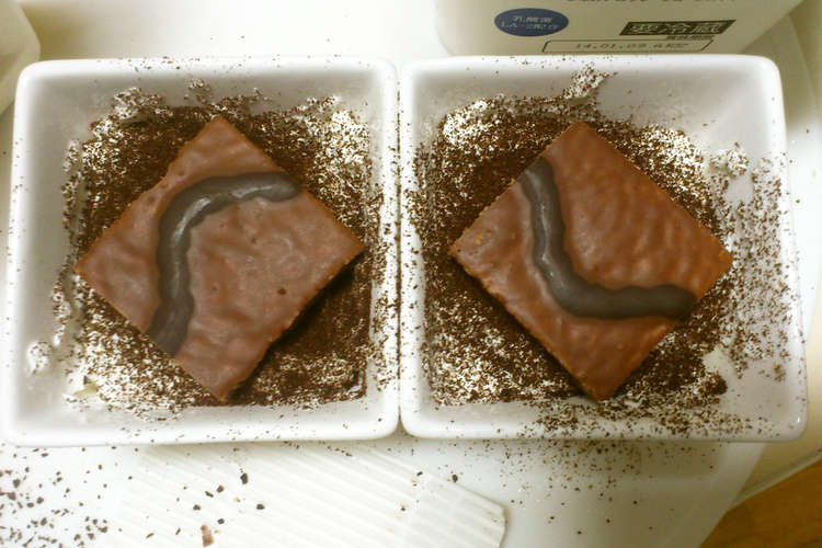 チョコケーキ１袋 で お洒落ティラミス レシピ 作り方 By ｐｅｕｇｅｏｔ クックパッド 簡単おいしいみんなのレシピが355万品