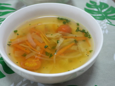 野菜スープ。の写真
